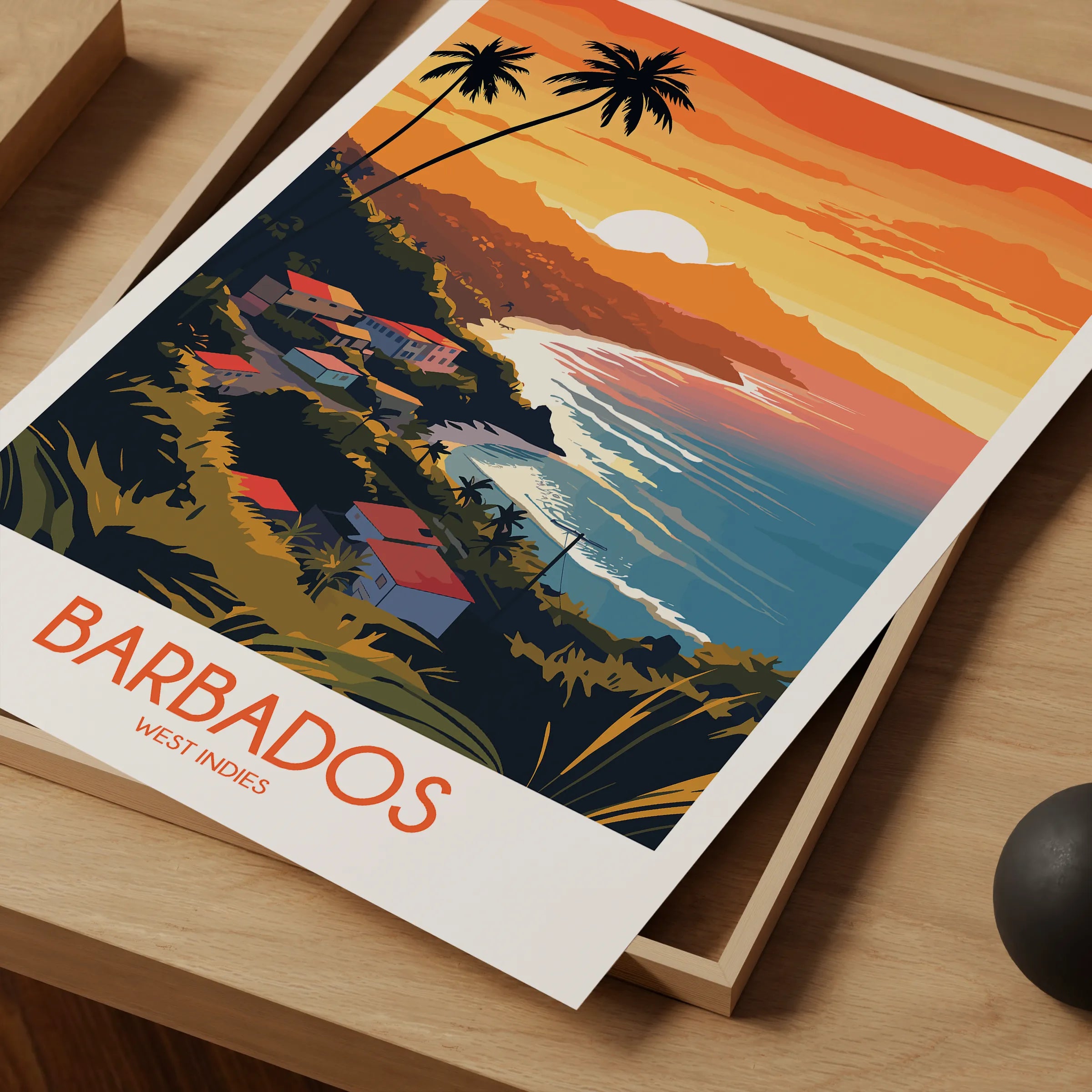 Barbados Scenic Landscape Art