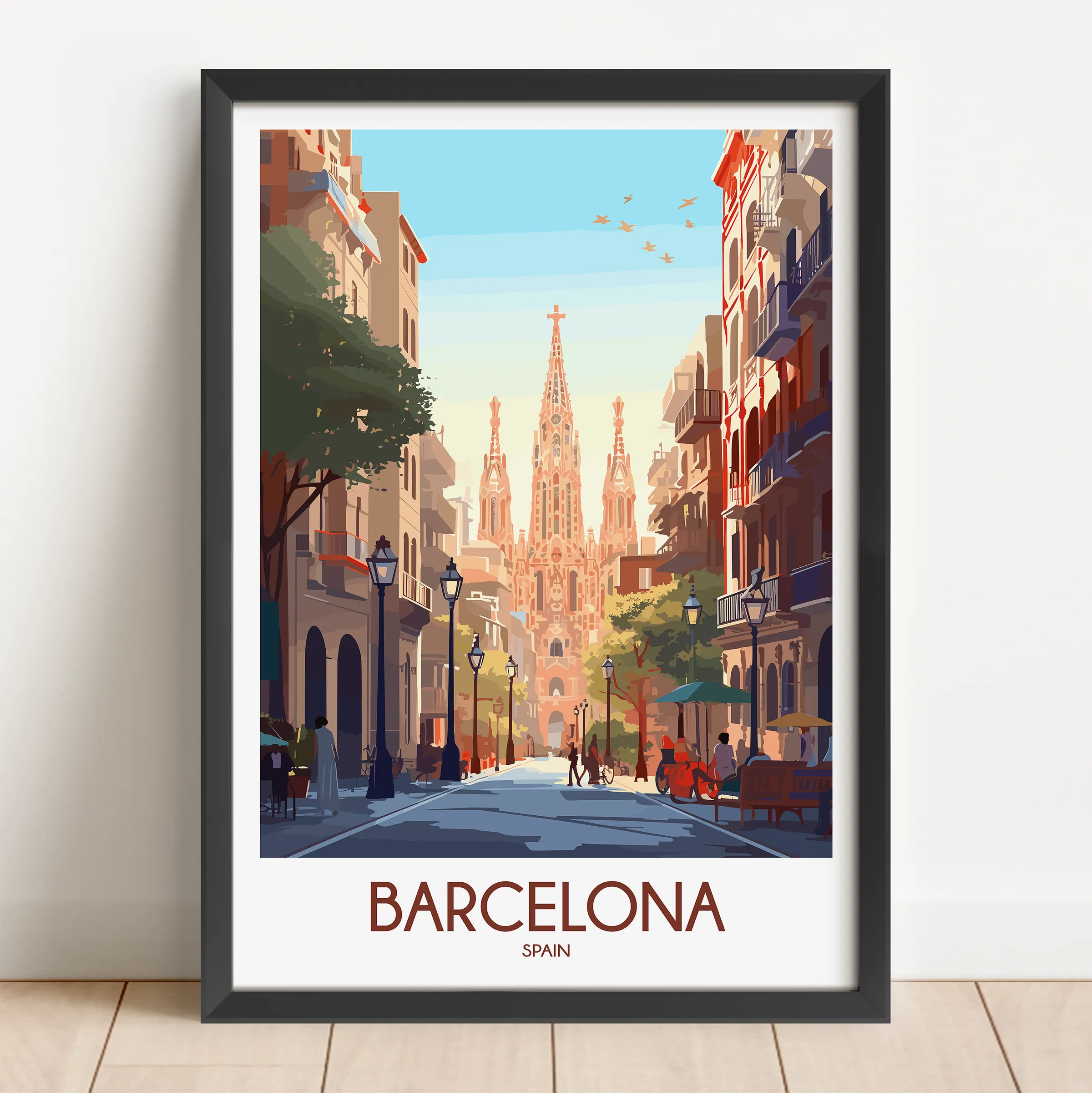 Barcelona Destination Art Gift