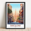 Barcelona Destination Art Gift
