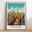 Barcelona Minimalist Wall Art