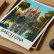 Barcelona Scenic Landscape Art