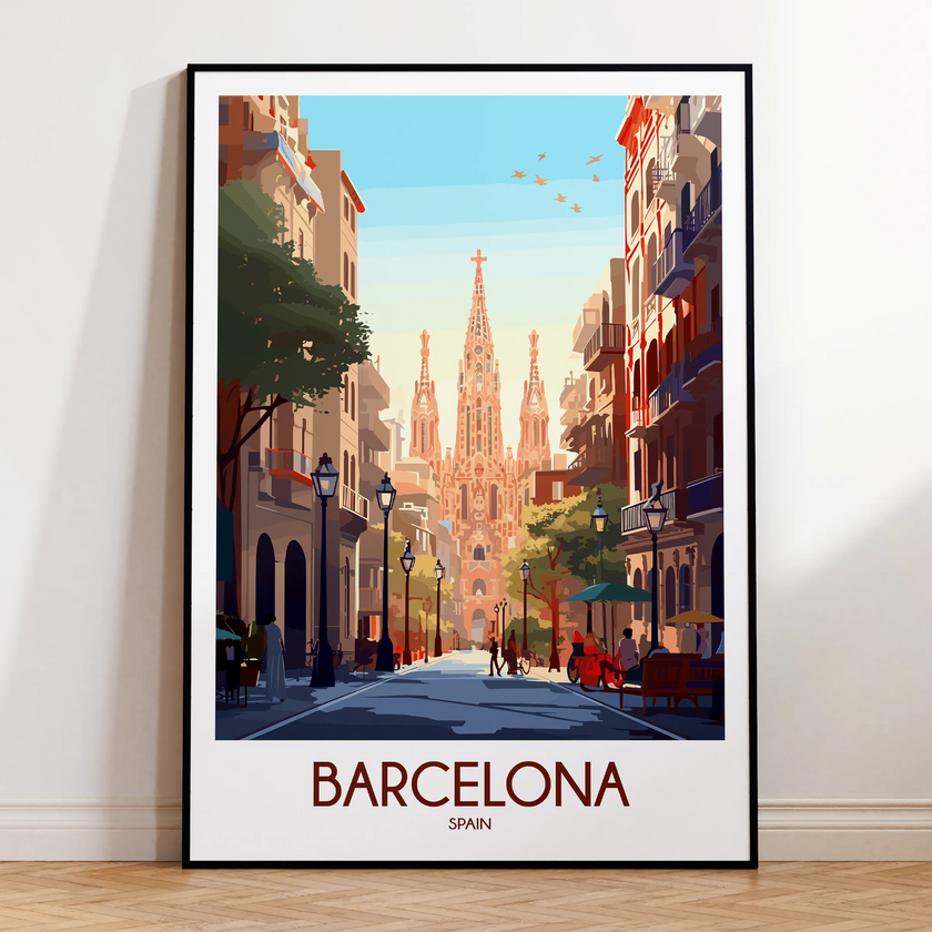 Barcelona Travel Memory Gift