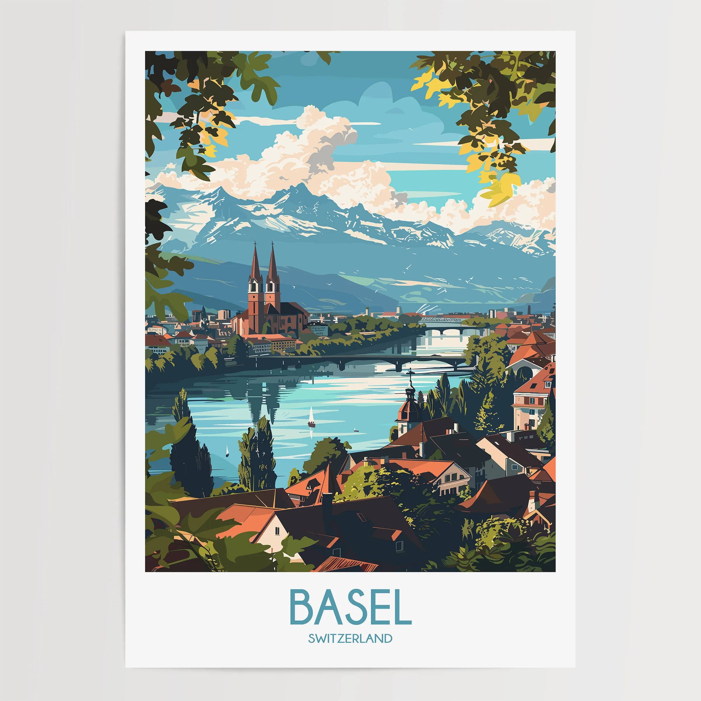 Basel Minimalist Wall Art
