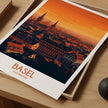 Basel Retro Travel Illustration