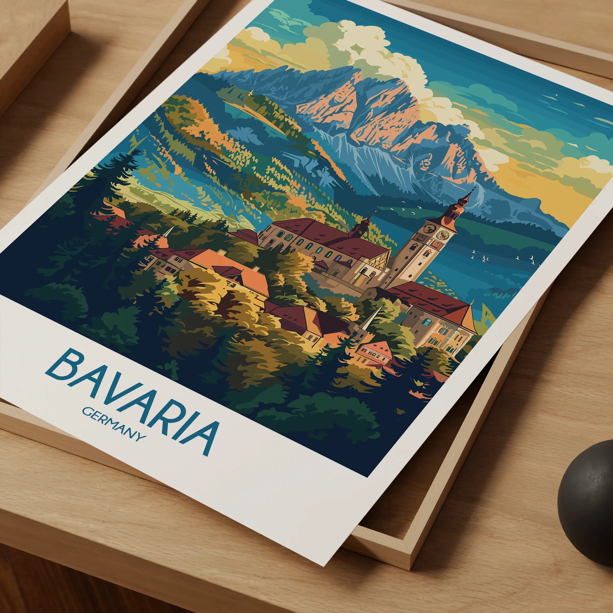 Bavaria Destination Art Gift