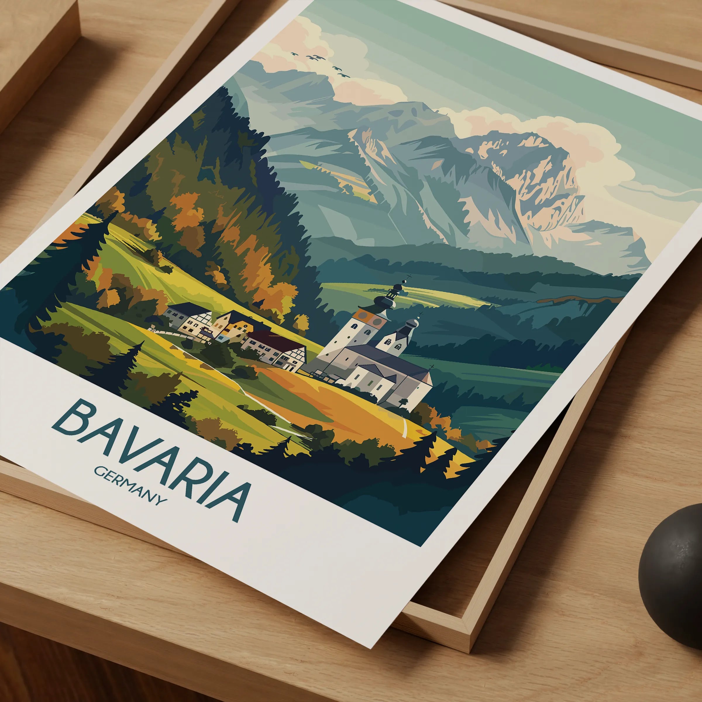 Bavaria Minimalist Wall Art