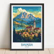 Bavaria Vintage Style Print