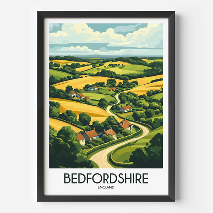 Bedfordshire Destination Art Gift