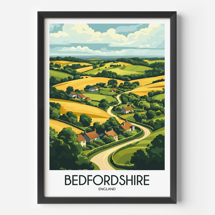 Bedfordshire Destination Art Gift