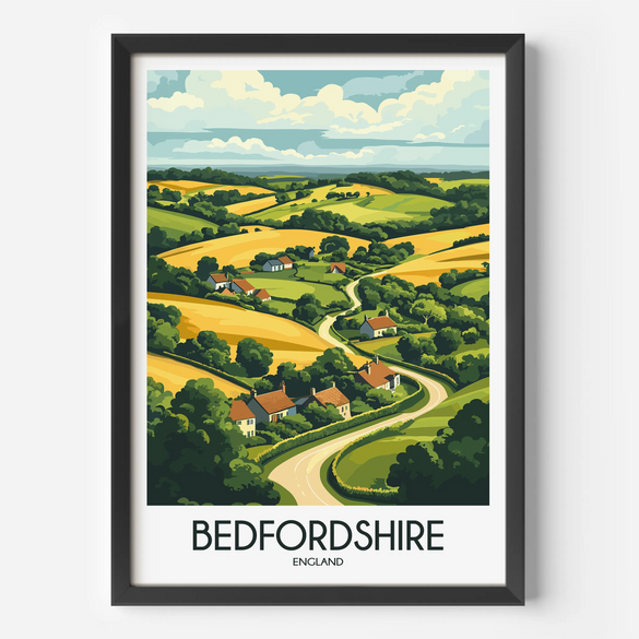 Bedfordshire Destination Art Gift