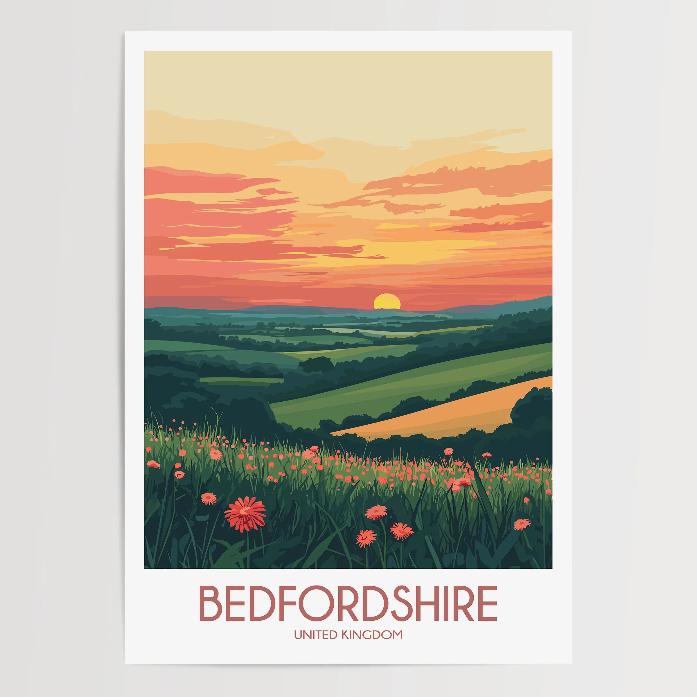 Bedfordshire Gallery Quality Print