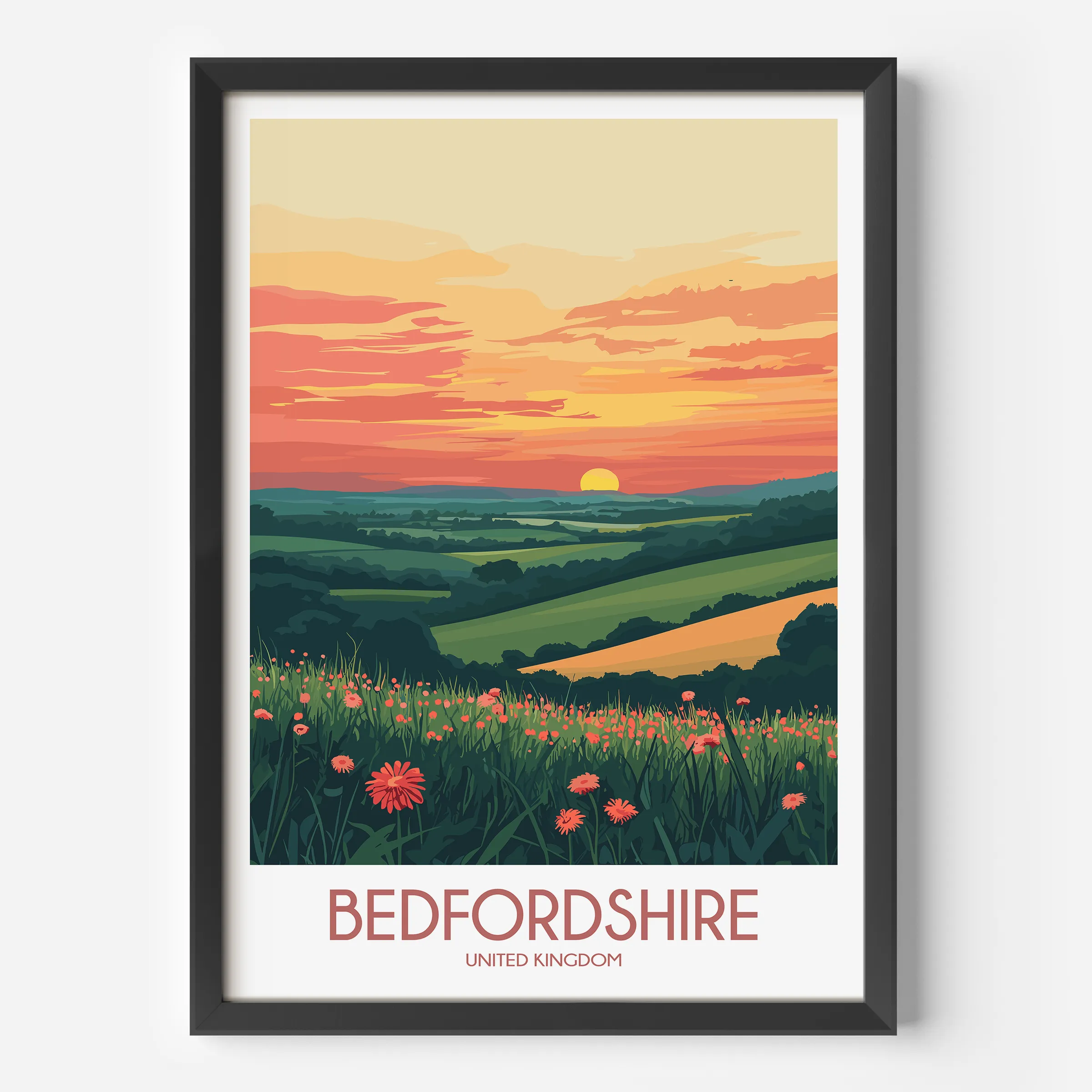 Bedfordshire Scenic Landscape Art