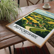Bedfordshire Souvenir Poster Print