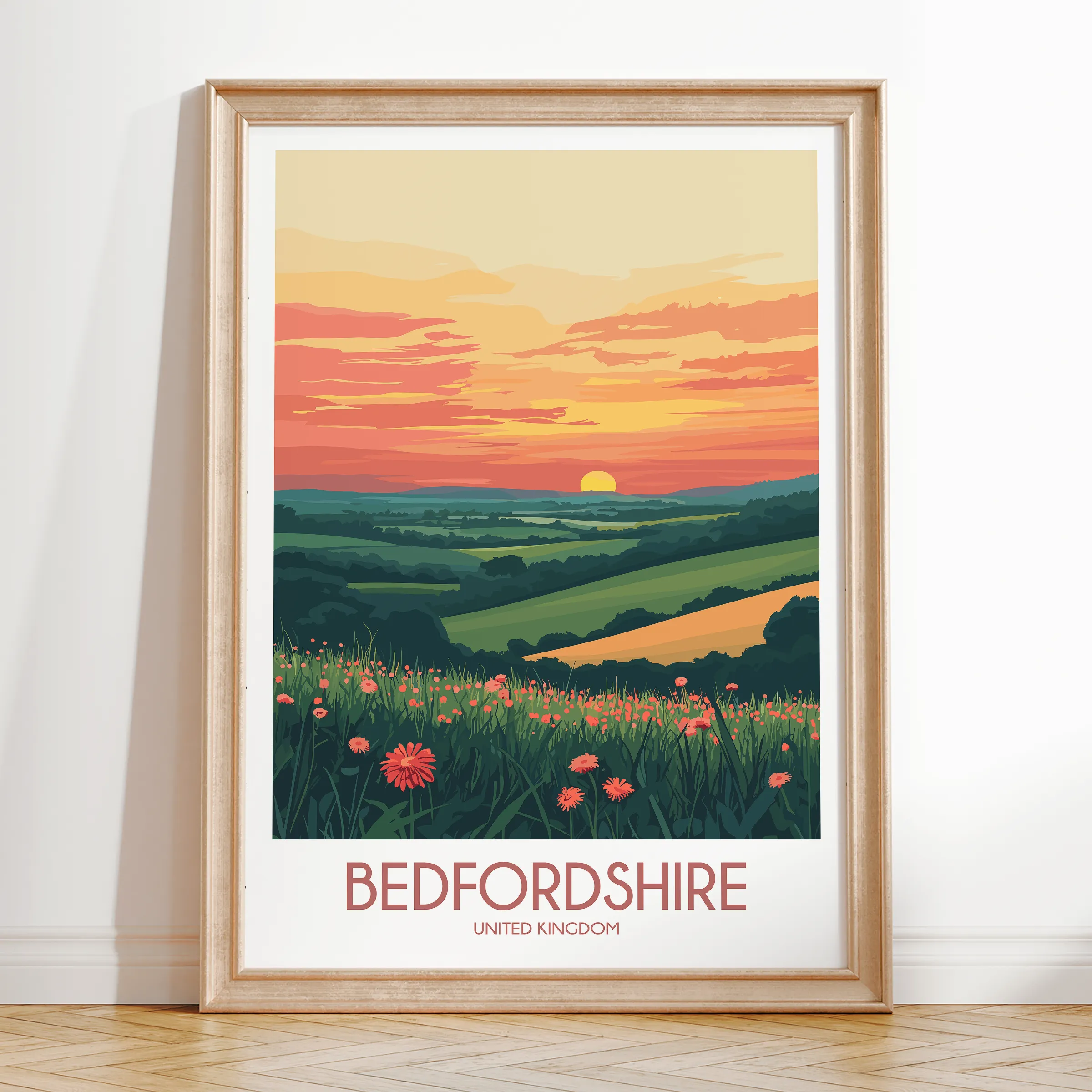 Bedfordshire Travel Memory Gift