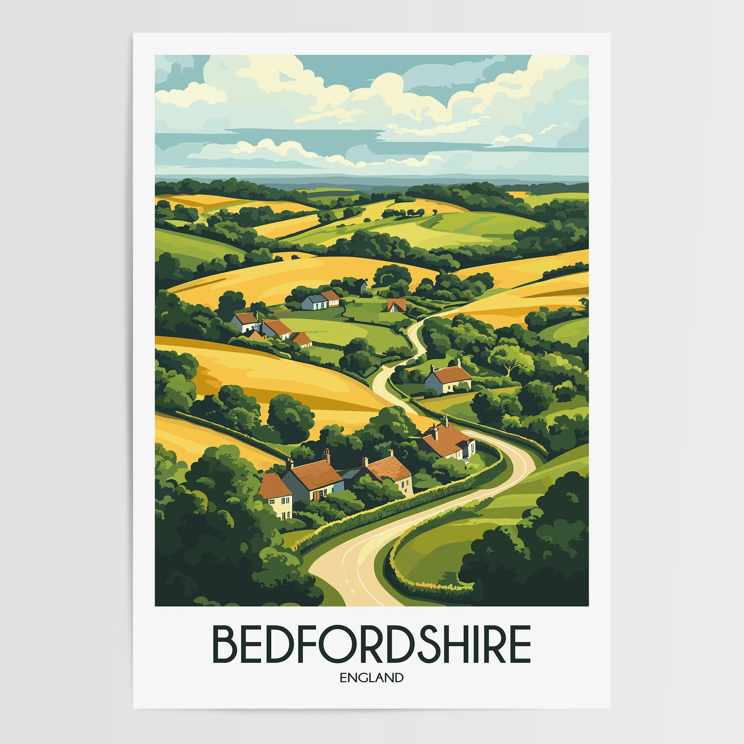Bedfordshire Travel Memory Gift