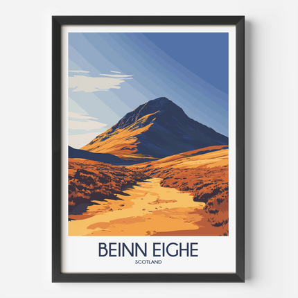 Beinn Eighe Modern Travel Poster
