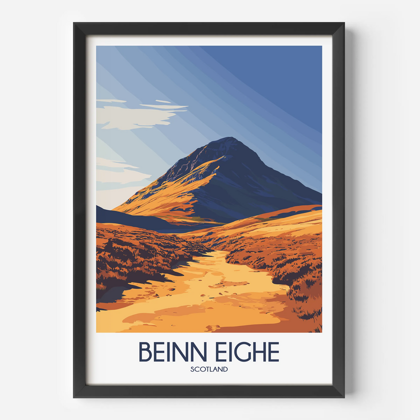 Beinn Eighe Modern Travel Poster