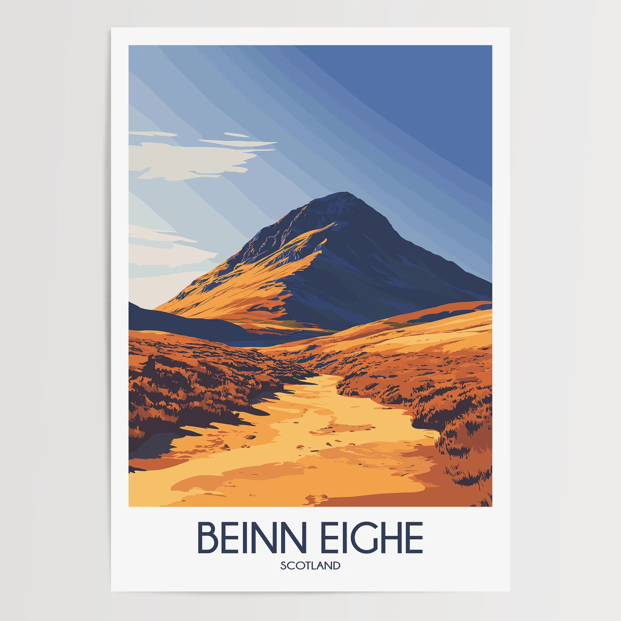 Beinn Eighe Scenic Landscape Art