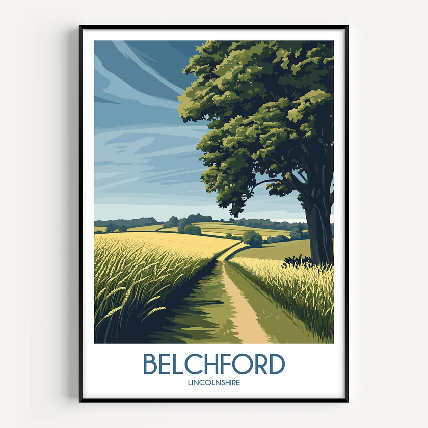 Belchford Vintage Style Print