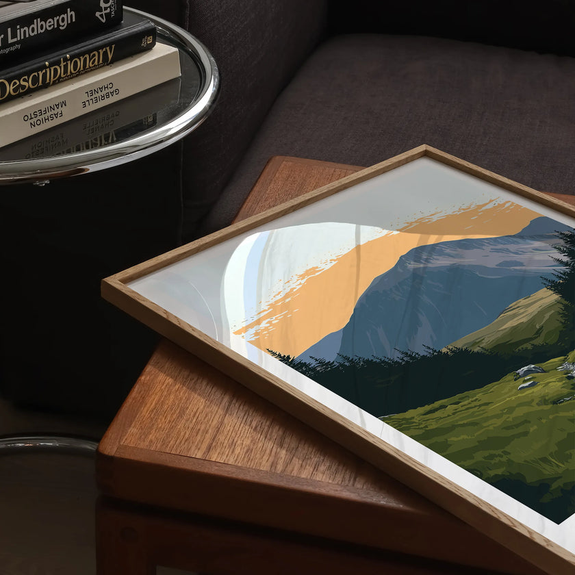 Ben Alder Scenic Landscape Art