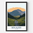 Ben Alder Scenic Landscape Art