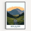 Ben Alder Souvenir Poster Print