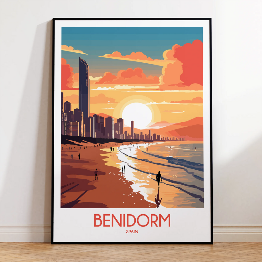 Benidorm Destination Art Gift