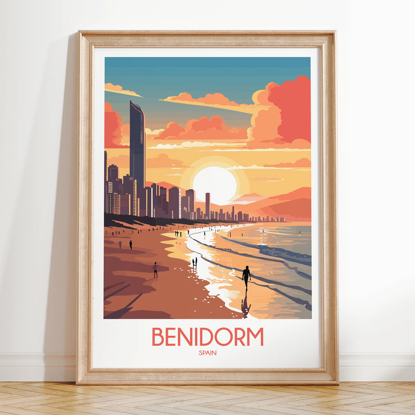 Benidorm Minimalist Wall Art