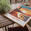 Benidorm Modern Travel Poster