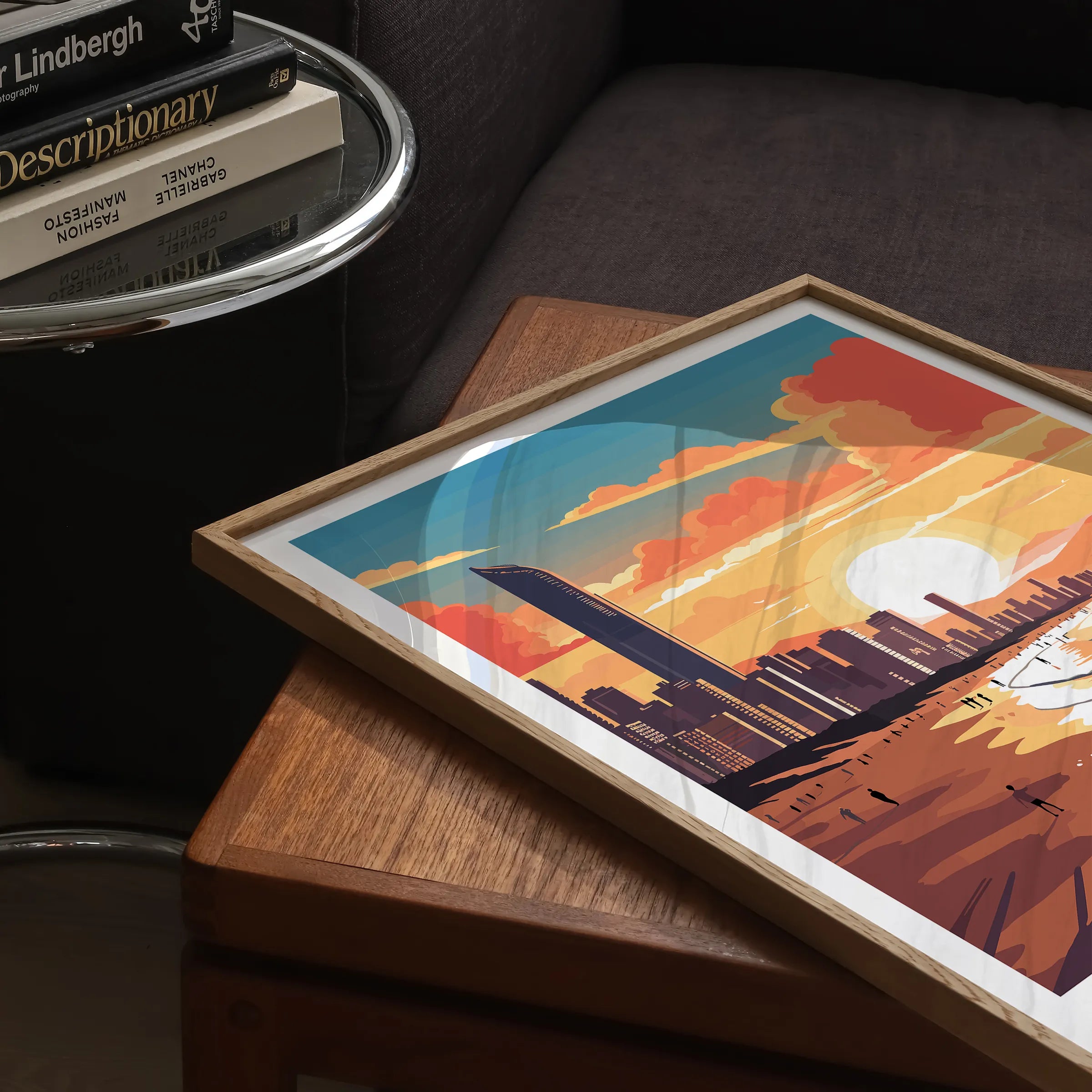 Benidorm Retro Travel Illustration