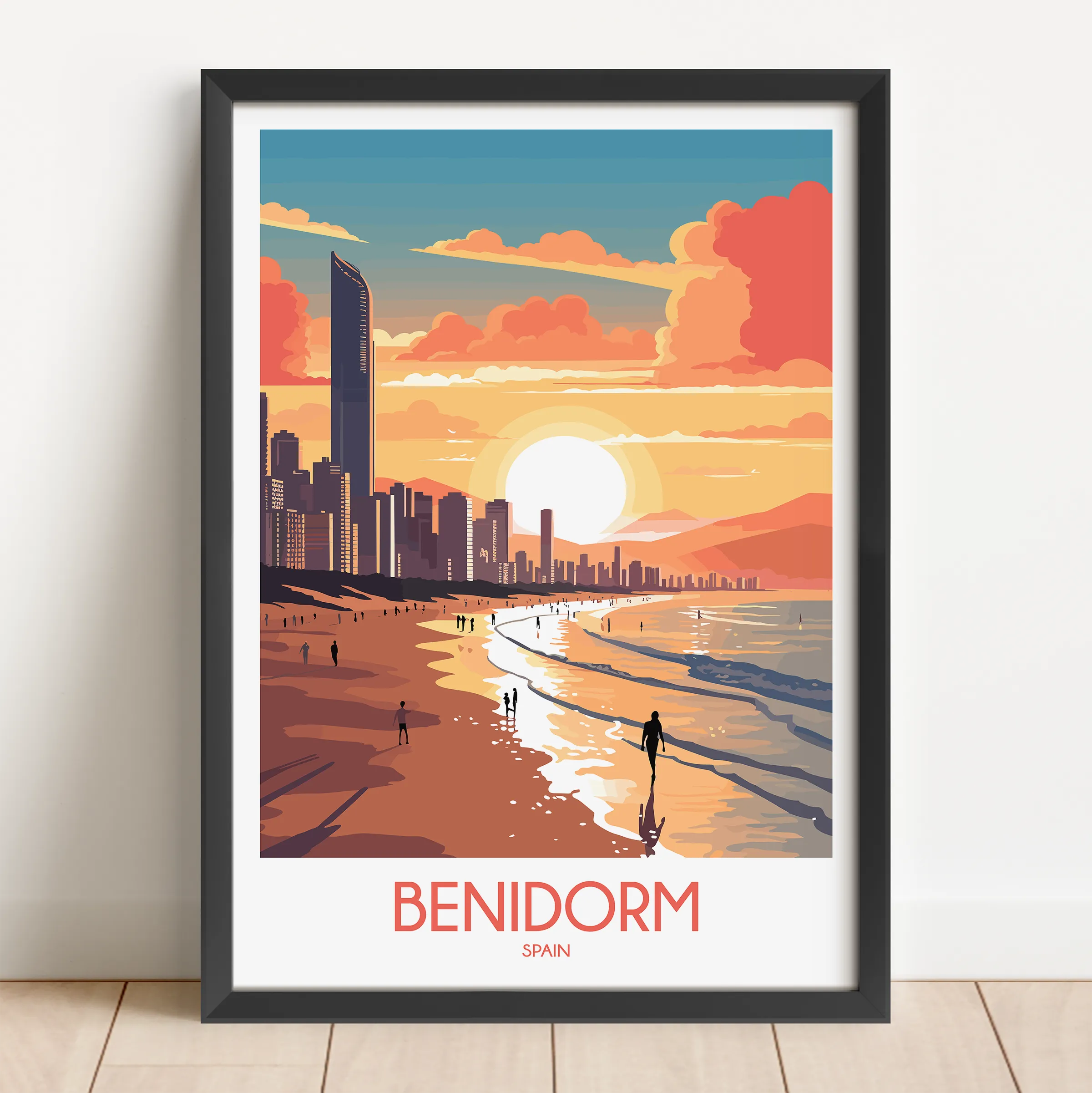 Benidorm Scenic Landscape Art