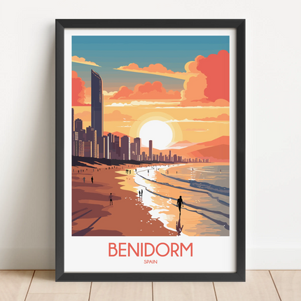 Benidorm Scenic Landscape Art