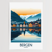 Bergen Destination Art Gift