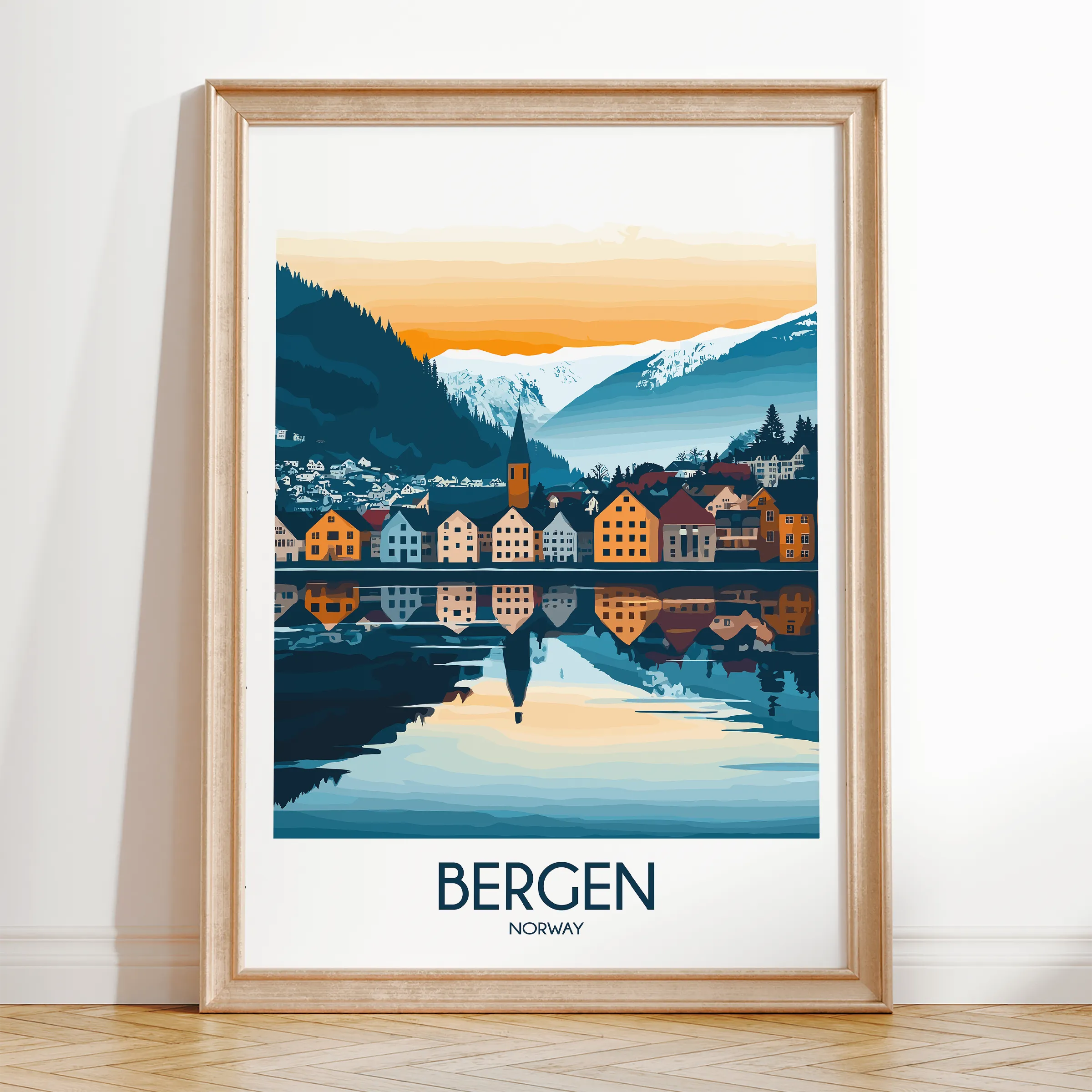 Bergen Minimalist Wall Art