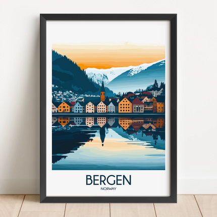 Bergen Souvenir Poster Print