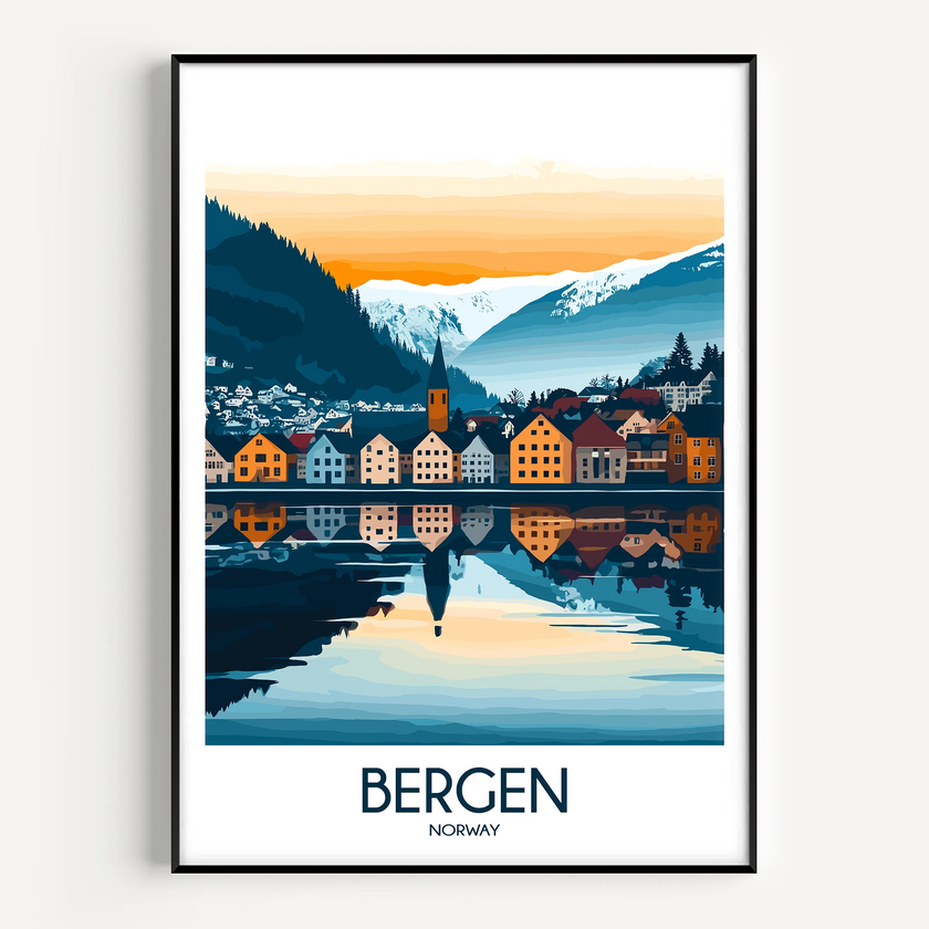 Bergen Travel Memory Gift