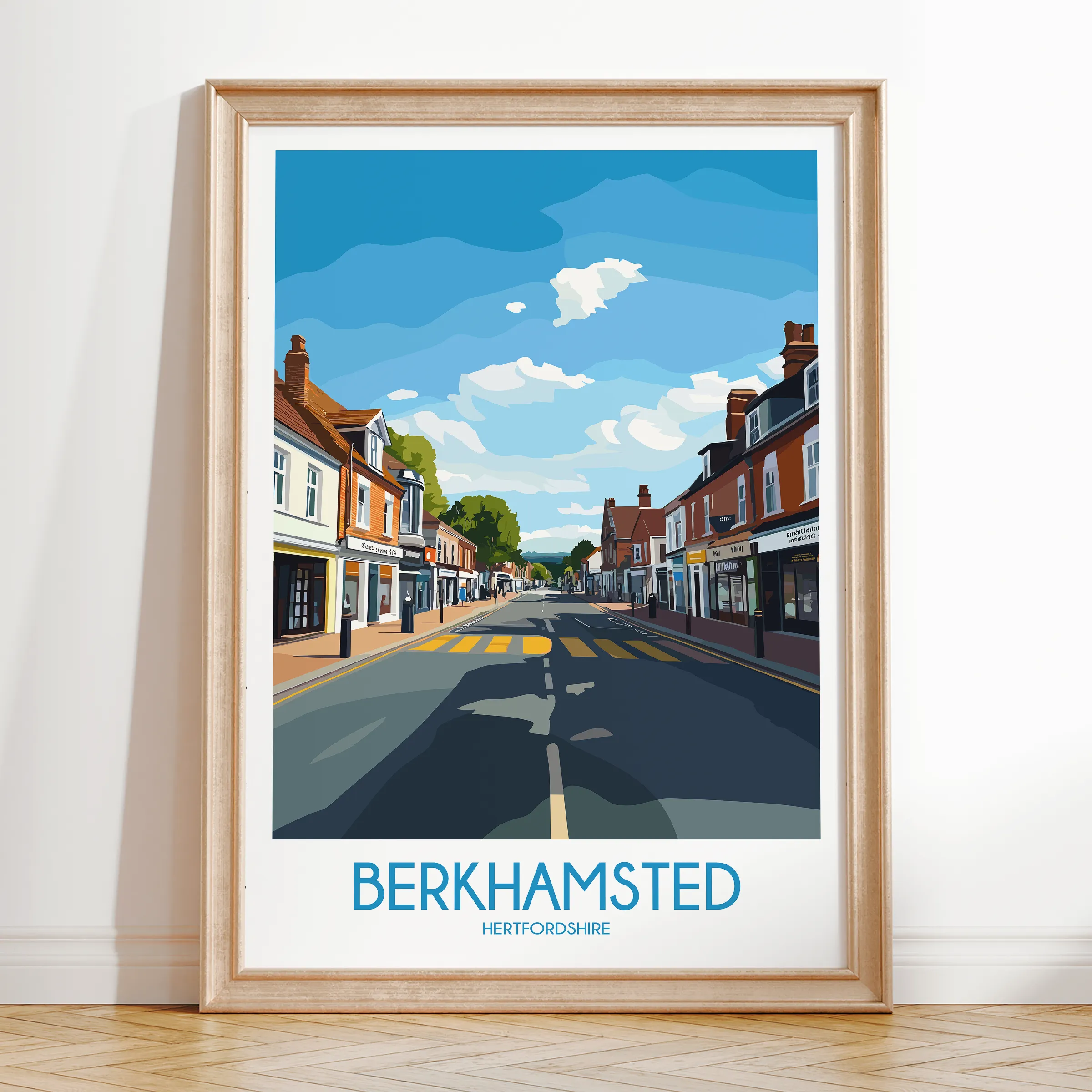 Berkhamsted Minimalist Wall Art