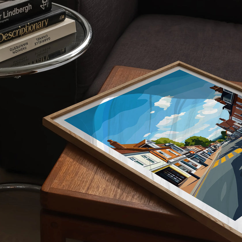 Berkhamsted Vintage Style Print