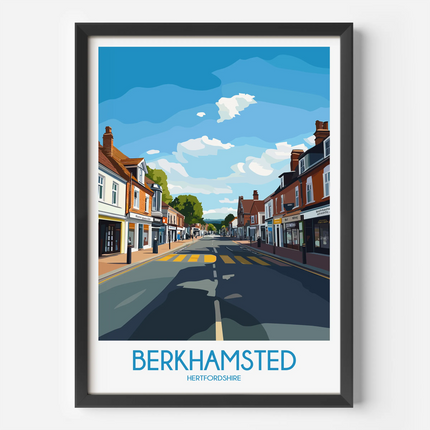 Berkhamsted Vintage Style Print