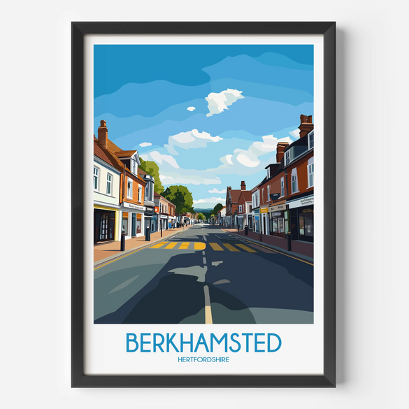 Berkhamsted Vintage Style Print