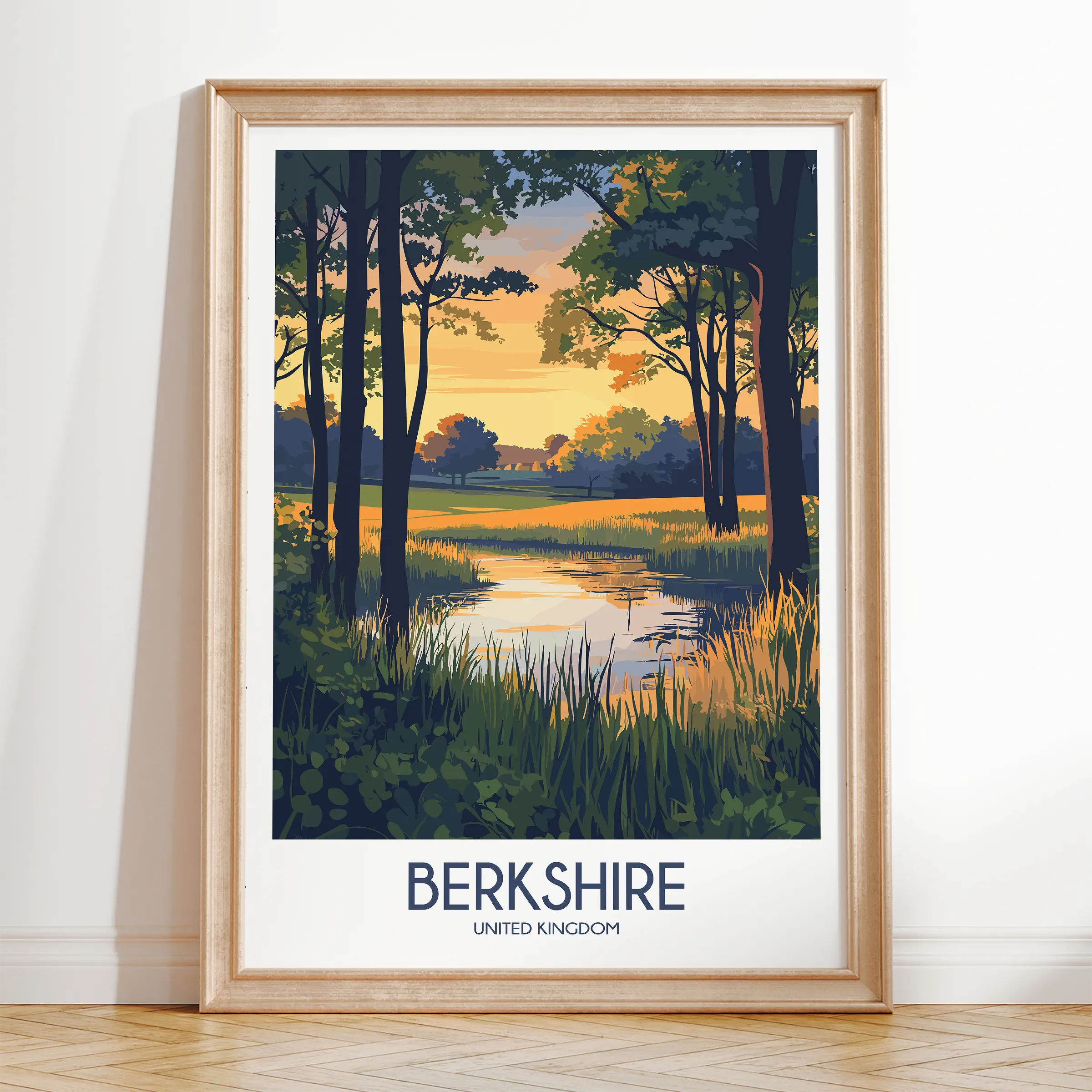 Berkshire Destination Art Gift
