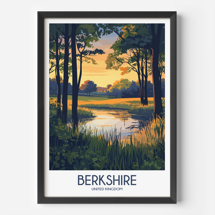 Berkshire Souvenir Poster Print