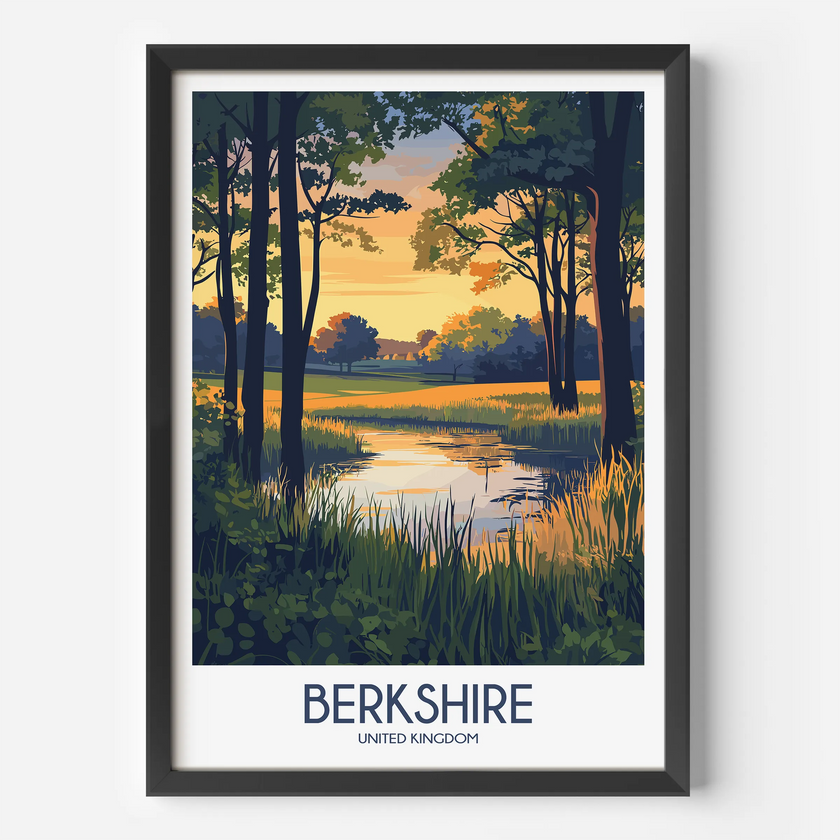 Berkshire Souvenir Poster Print