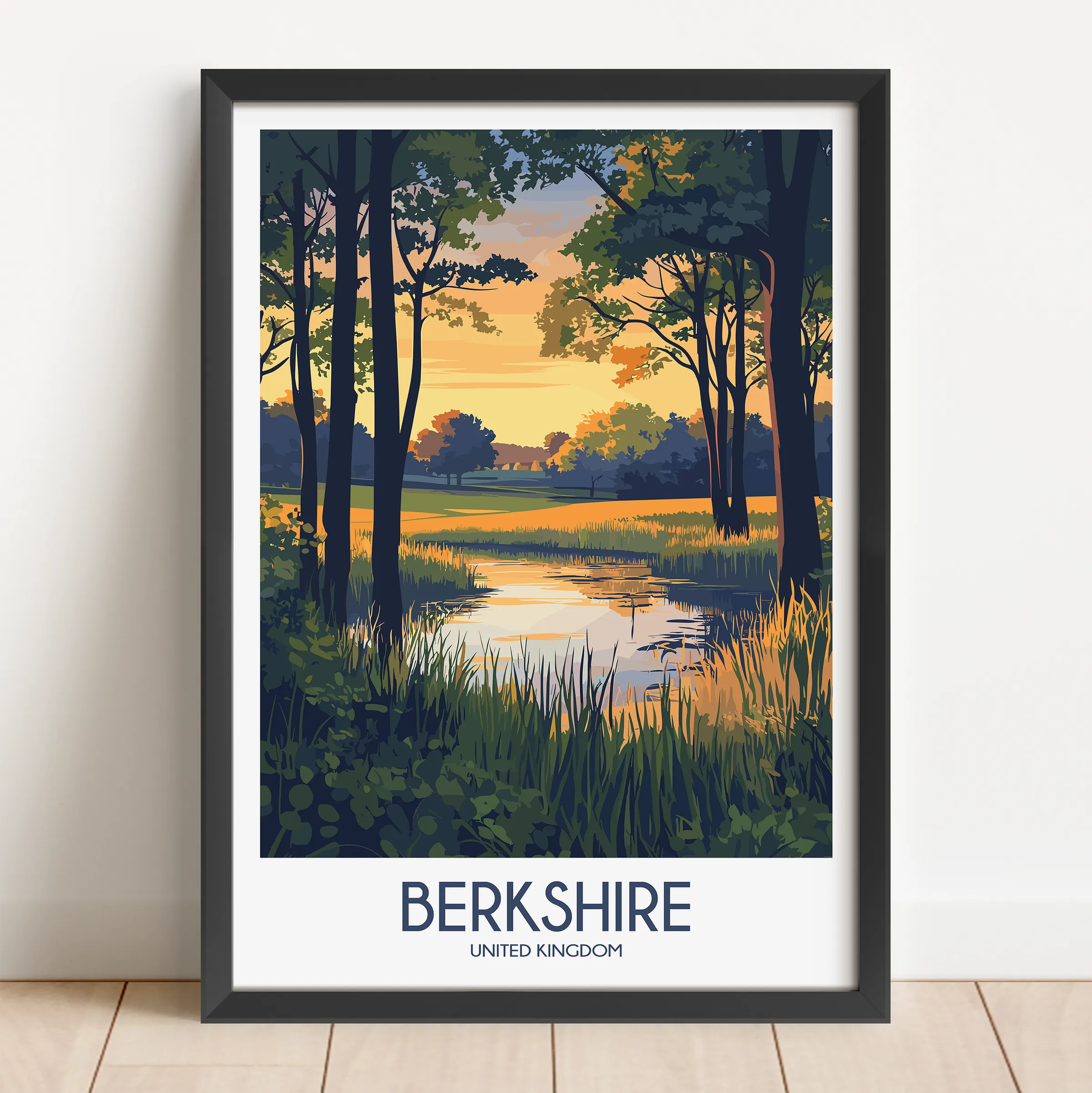 Berkshire Vintage Style Print