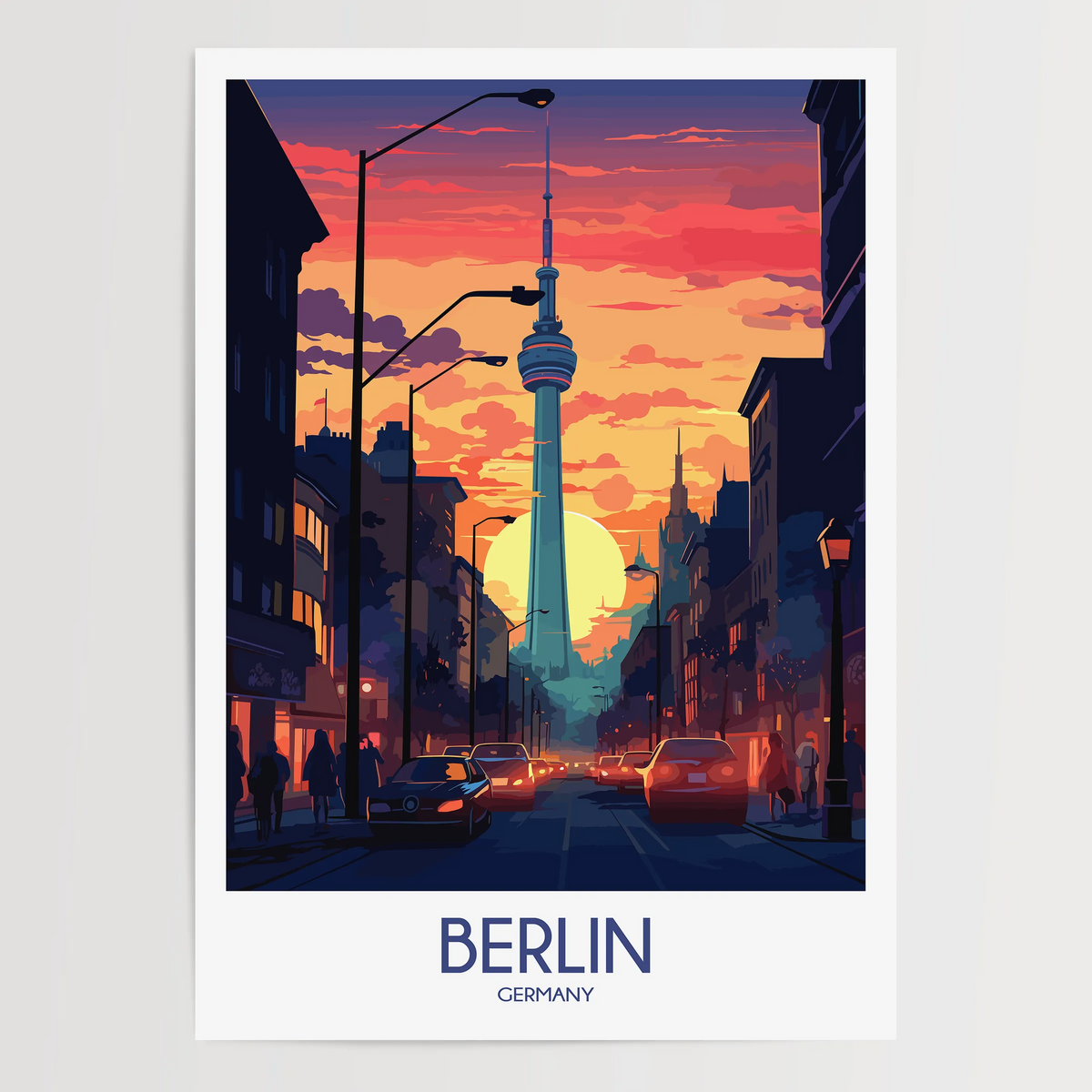 Berlin Minimalist Wall Art