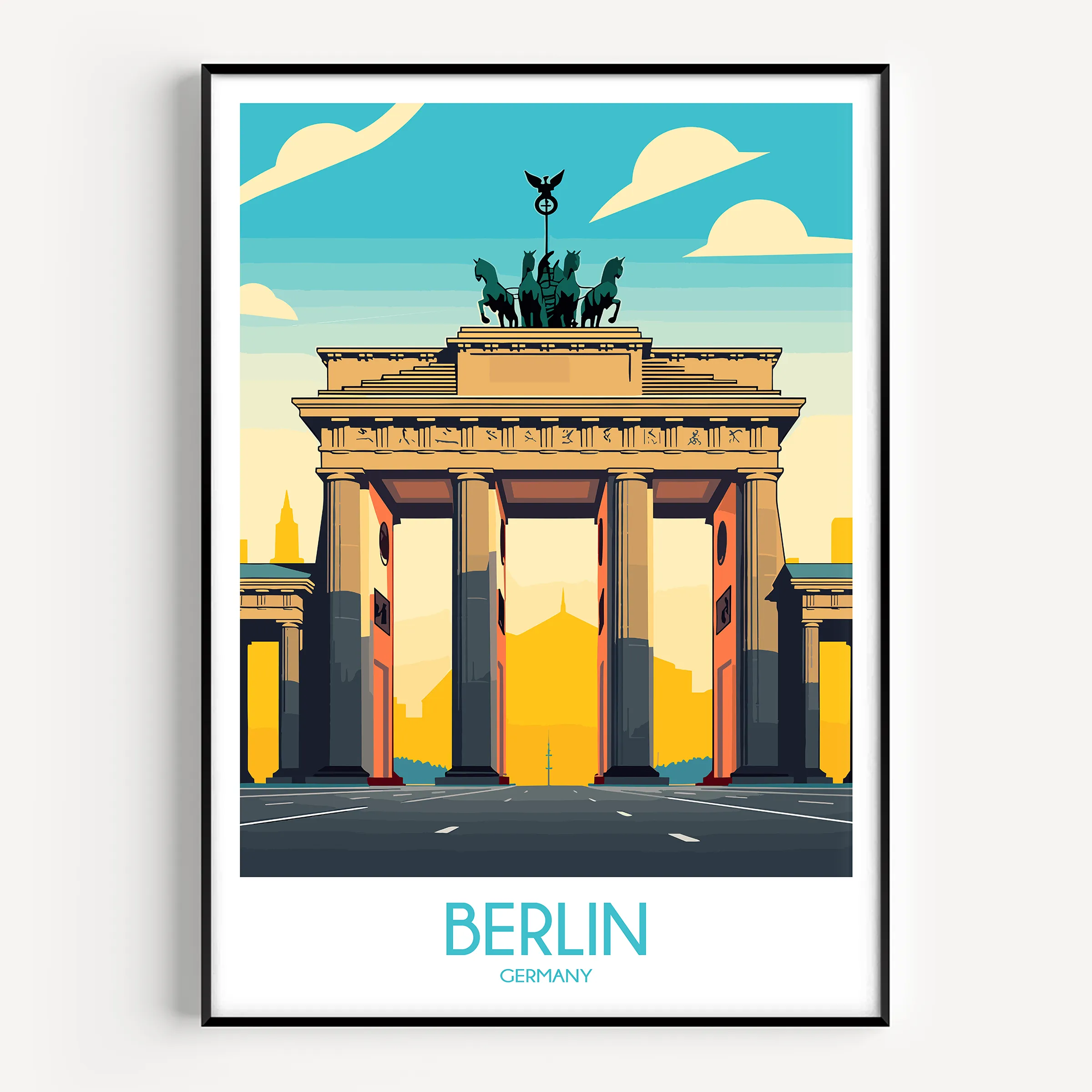 Berlin Minimalist Wall Art