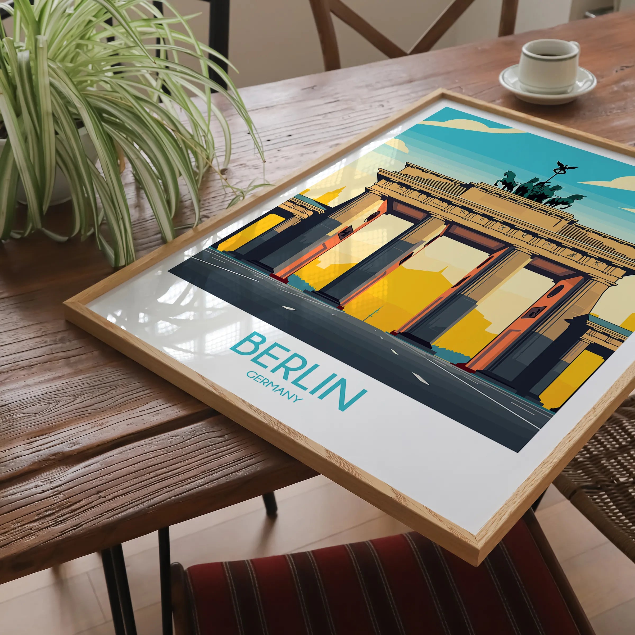 Berlin Retro Travel Illustration