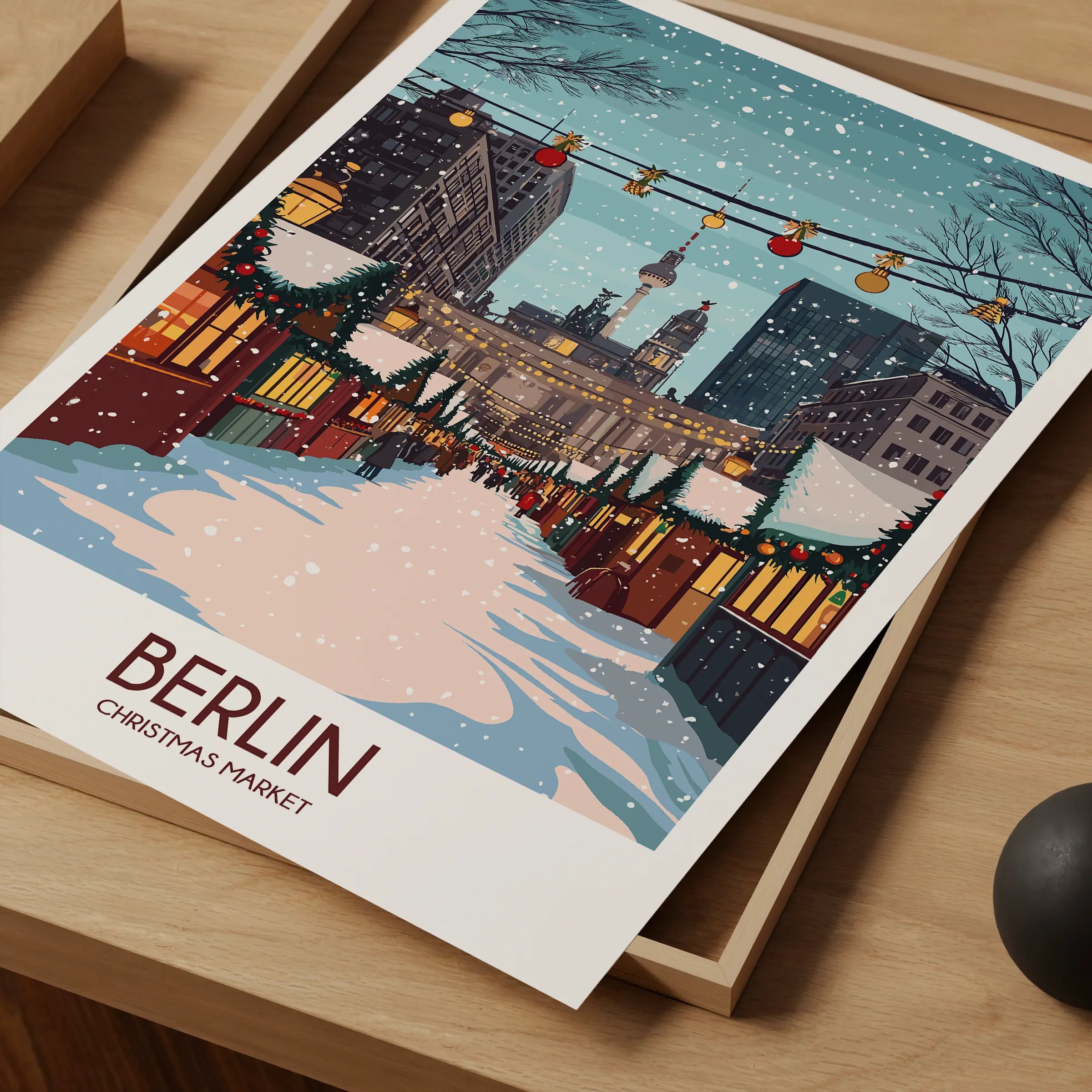 Berlin Vintage Style Print