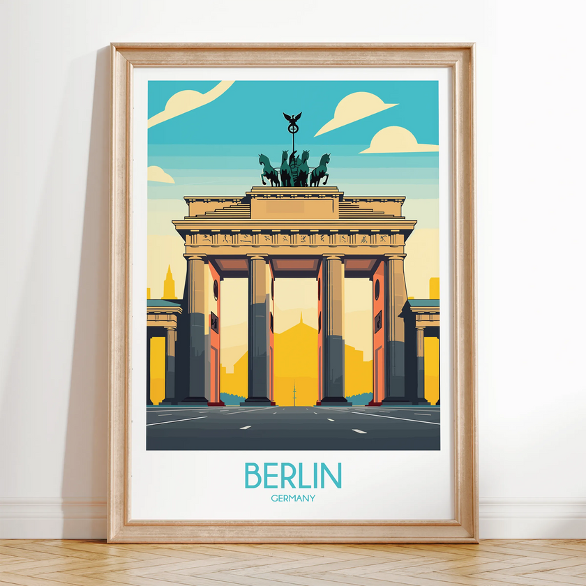 Berlin Vintage Style Print