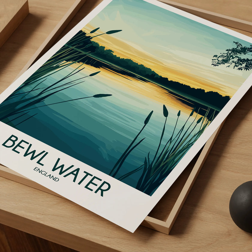 Bewl Water Vintage Style Print